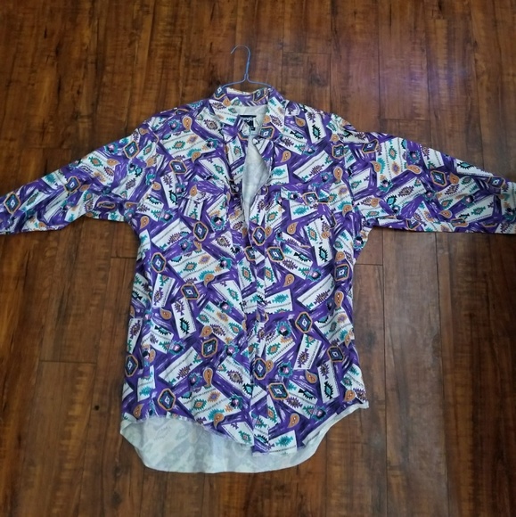 Lot of men's retro wrangler western shirts - Picture 7 of 8